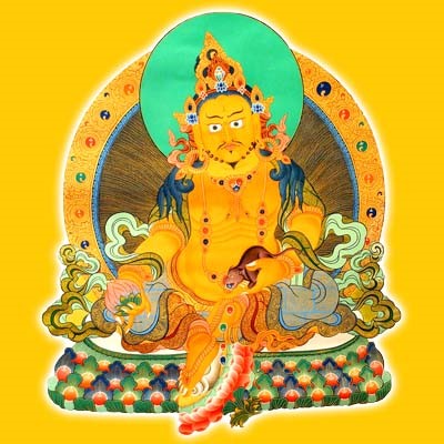 Dzambhala Yearly Light 黄财神长年灯