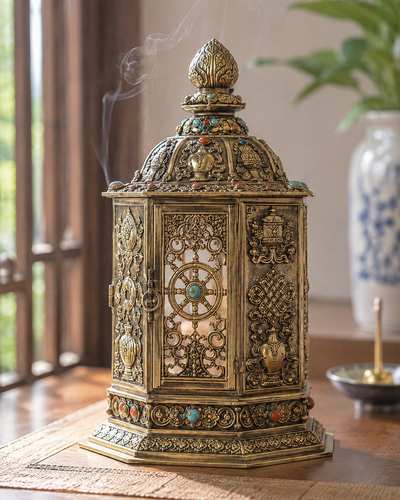 Medium Buddha Altar Treasure Lantern中佛坛宝